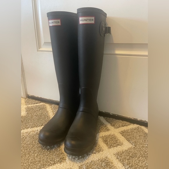 Women’s Hunter Tall Original Black size 6 - Picture 2 of 6